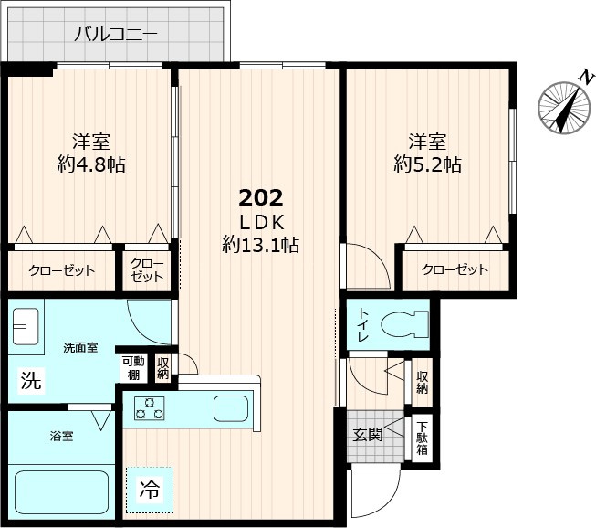プリメイロの間取り