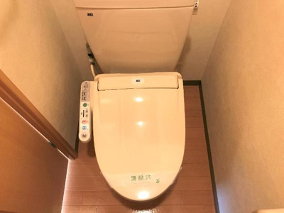 【トイレ】 | オレンジハイム水尻Ⅰ | シャワー付トイレ