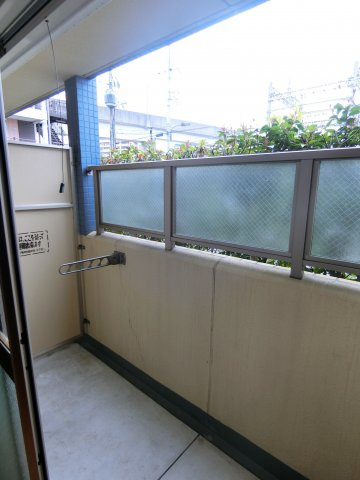 ソレイユ東奈良のバルコニー