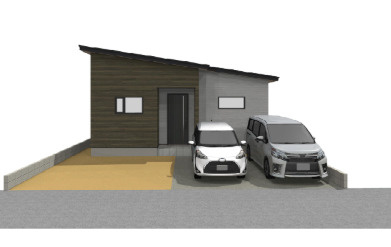 「おしゃれな平屋」高知市南万々D号地　新築一戸建て