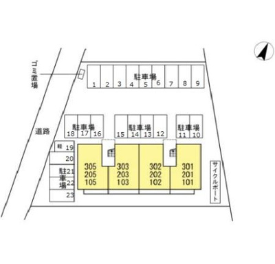 【区画図】 | ハイムセラ宇土駅前 | 【ハイムセラ宇土駅前】