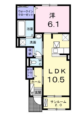 【間取り】 | ilevillage | 築浅！2LDKの間取りです！