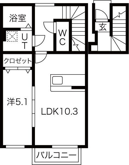 ヴィクトワール.Mの間取り