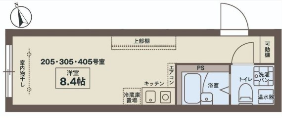COCOFLAT西荻窪の間取り