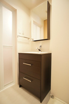 脱衣スペースもあります