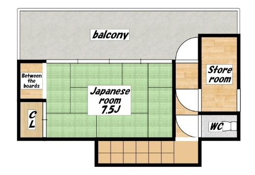 Ｌａｎｄ島之内Ⅱの間取り