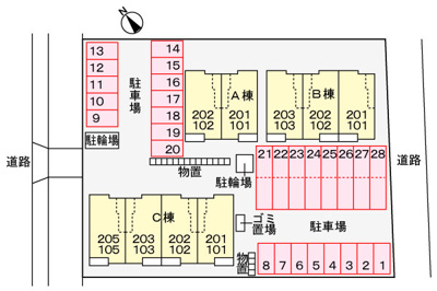 【区画図】 | トゥー・ル・モンドＣ