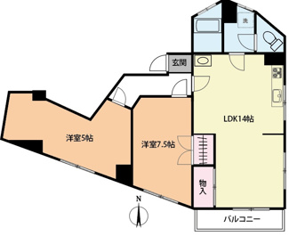 【間取り】 | 向島東田ビル