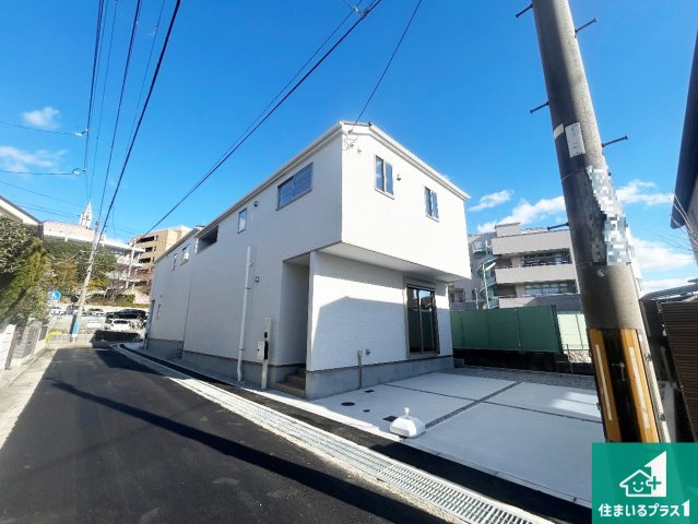 宝塚市小浜　第1期　新築一戸建ての外観|お客様に長く安心して住んでいだだける事にこだわった家づくり！住んでからのアフターサービスにもしっかりと取り組んでいます！