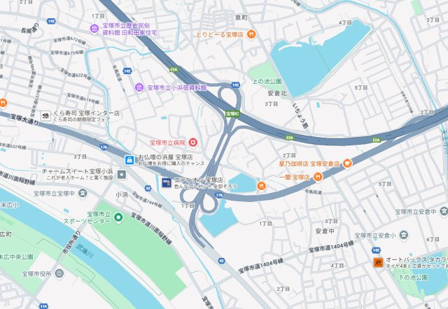 宝塚市小浜　第1期　新築一戸建ての地図