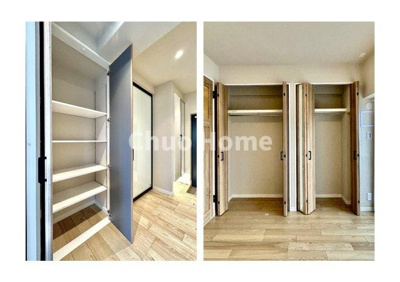 【収納】 | 新大橋マンション | 居室にはクローゼットを完備し、自由度の高い家具の配置が叶うシンプルな空間です。お子様の成長と必要になる子供部屋を与えるにはぴったりの間取りですね。