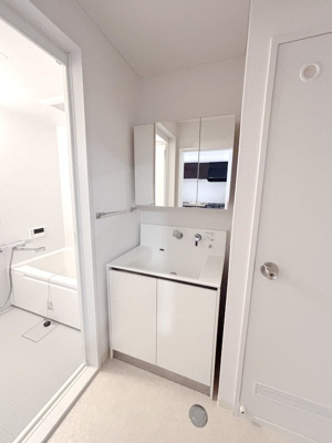 【洗面所】 | 森田マンション２号棟 | 使いやすい洗面所です