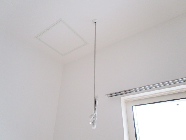 M’s PLACEの設備|室内物干し設備。