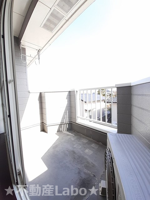 サンハイツのバルコニー
