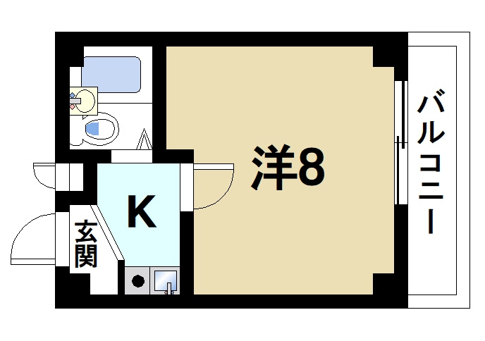 新大マンションの間取り