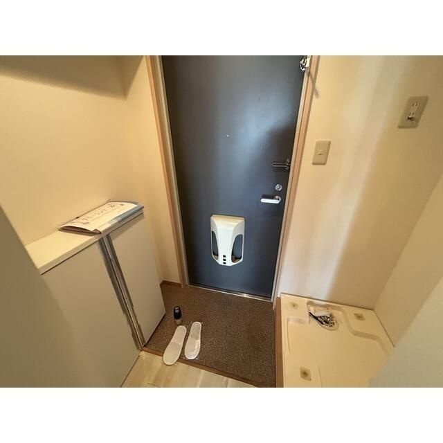 川口プラザＤの玄関