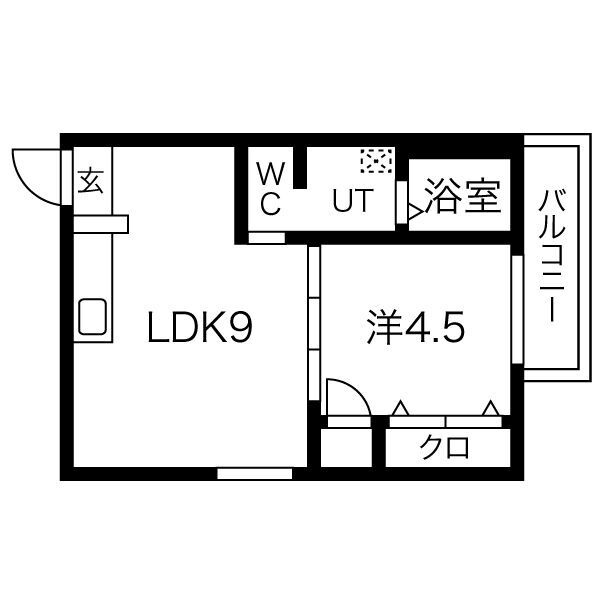 Fメゾン北加賀屋II番館の間取り