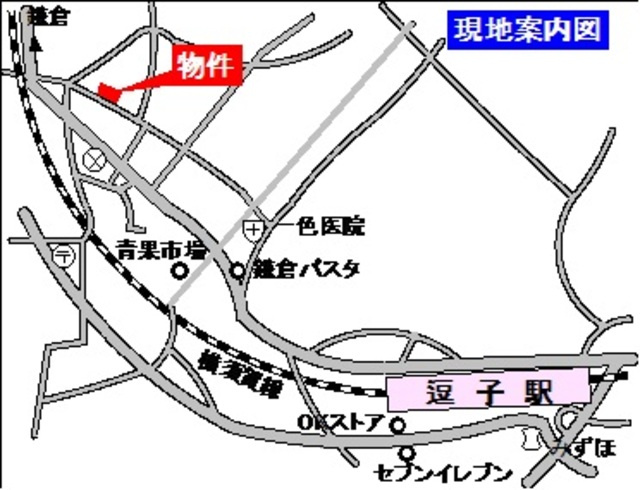 ＯＦＦＳＨＯＲＥの地図|南向き日当り良好　耐震耐火旭化成ヘーベルメゾン