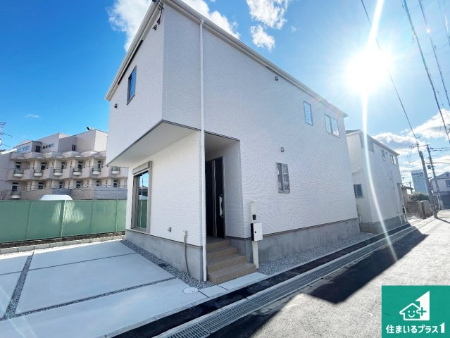 宝塚市小浜　第1期　新築一戸建ての外観|お客様に長く安心して住んでいだだける事にこだわった家づくり！住んでからのアフターサービスにもしっかりと取り組んでいます！