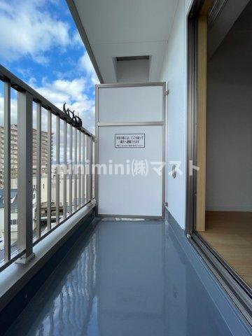 フィオ―ラマンション天王寺のバルコニー