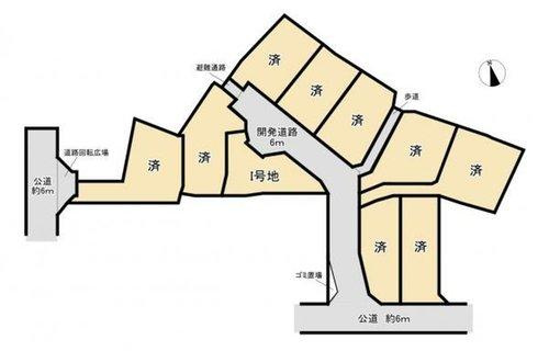 知多市日長字西畑　全10区画　I号地の区画図|全10区画分譲地♪　最終1区画！！