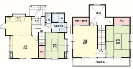 小山市中久喜1丁目の間取り