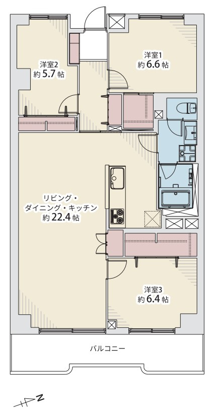 エクセレンス荒江の間取り|間取り図です☆