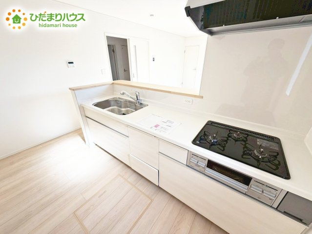 【キッチン】 | 鹿嶋市粟生第1　新築戸建　3号棟 | 料理をしながらでも、ご家族との会話を楽しめる対面式キッチン♪