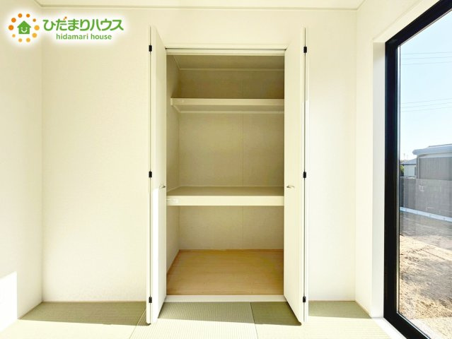 【収納】 | 鹿嶋市粟生第1　新築戸建　3号棟 | 奥行きが広い収納スペースなので、お布団も楽々しまえますね！！