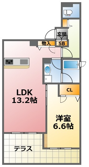 ルミソルの間取り