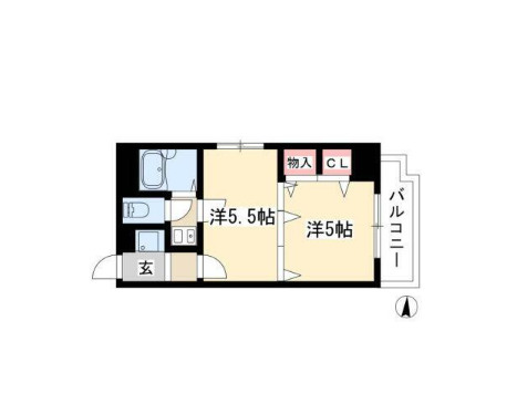 エスト葵南マンションの間取り
