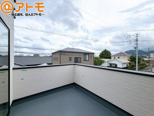 【バルコニー】 | 駿河区下川原五丁目10期　新築戸建　1号棟 | 陽当りの良いバルコニーはお洗濯物はもちろんお布団もふかふかになります♪