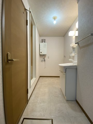 ハイカムール保戸野Aの洗面所