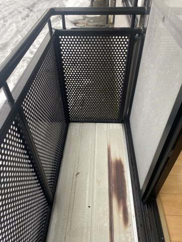 ハイカムール保戸野Aのバルコニー