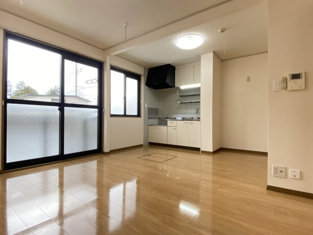 ハイカムール保戸野Aの居間・リビング|LDK11帖