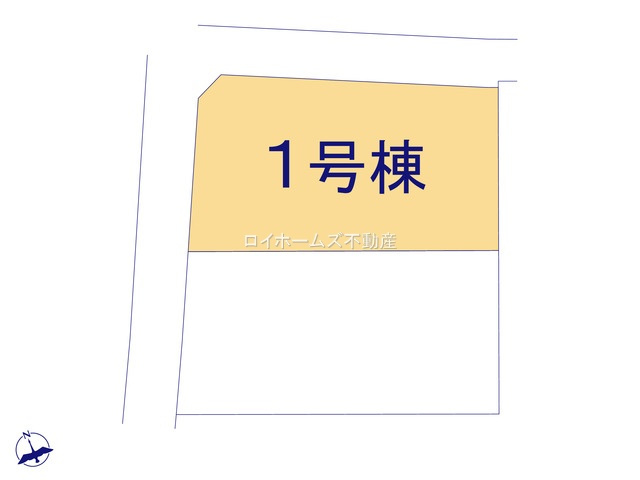 【区画図】 | 稲沢市矢合町面棒堀1395『仲介料無料』新築戸建て | 1号棟