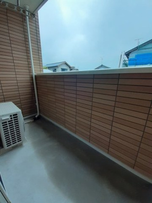 【バルコニー】 | ヴィラプレジール | 広々としたバルコニーです