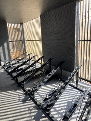 ヴィラ西船橋のバルコニー