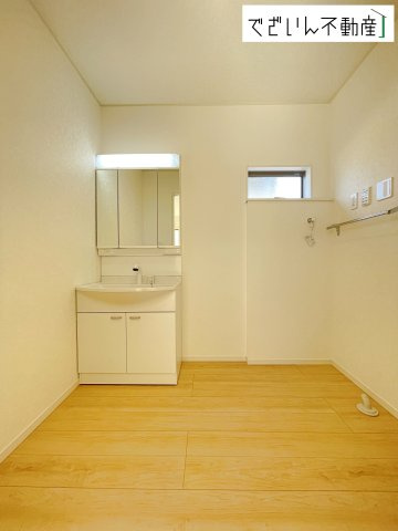 【独立洗面台】 | CRADLE GARDEN本庄市下野堂第5　新築住宅 | ≪1号棟≫
現地(2026年4月撮影)