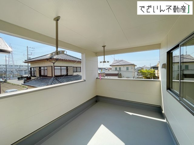 【バルコニー】 | CRADLE GARDEN本庄市下野堂第5　新築住宅 | ≪1号棟≫
現地(2026年4月撮影)