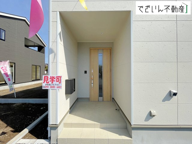 【玄関】 | CRADLE GARDEN本庄市下野堂第5　新築住宅 | ≪1号棟≫
現地(2026年4月撮影)