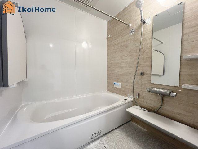 神戸市西区押部谷町木幡　新築戸建の浴室|【ホームページに現地動画掲載中】●年中無休：当日予約可●浴室乾燥暖房機完備！雨の日の洗濯乾燥に便利♪