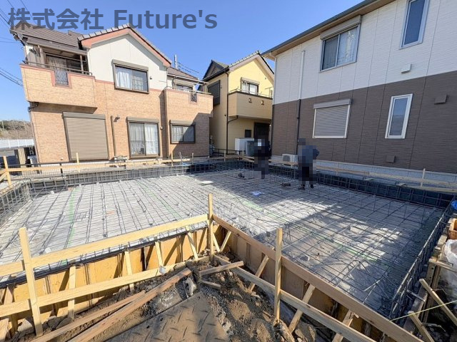 三郷市早稲田6丁目　新築戸建　全1棟の外観|現地の写真になります。