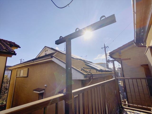 【設備】 | ふじみ野市大原１丁目 | 物干し竿掛け付きです