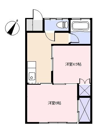 S0546R　中村莊の間取り