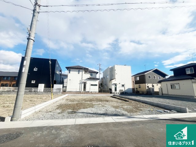 加古川市加古川町稲屋　第13期　新築一戸建ての外観|周辺は落ち着いた街並みの住宅地！子育てがしやすい住環境です！まだ未完成ですが、現地でしかわからない事もございます。是非一度ご覧ください。