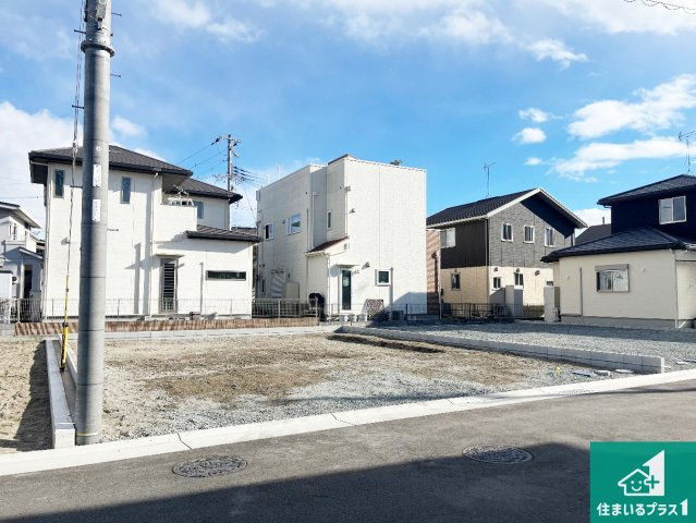 加古川市加古川町稲屋　第13期　新築一戸建ての外観|周辺は落ち着いた街並みの住宅地！子育てがしやすい住環境です！まだ未完成ですが、現地でしかわからない事もございます。是非一度ご覧ください。