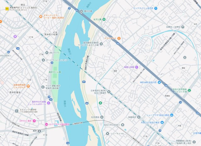 加古川市加古川町稲屋　第13期　新築一戸建ての地図
