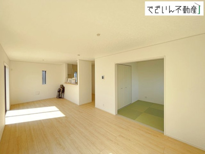 【居間・リビング】 | CRADLE GARDEN本庄市下野堂第5　新築住宅 | ≪3号棟≫
現地(2026年4月撮影)