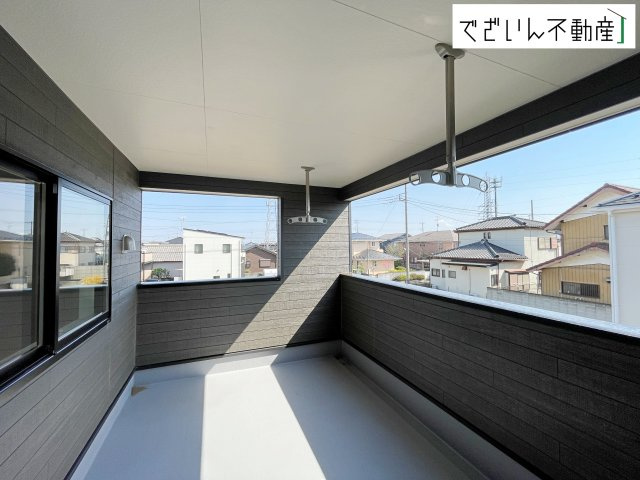 【バルコニー】 | CRADLE GARDEN本庄市下野堂第5　新築住宅 | ≪3号棟≫
現地(2026年4月撮影)